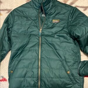 L.L. Bean Green Puffer Jacket